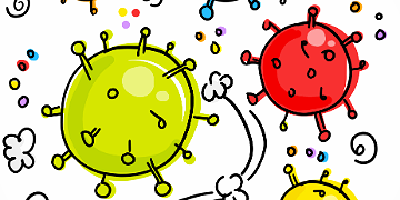 Corona Bild Corona - Virus bildliche Darstellung
